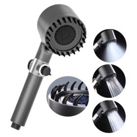 رأس دش عالي الضغط قابل للتعديل مع فلتر، 3 أوضاع، موفر للمياه